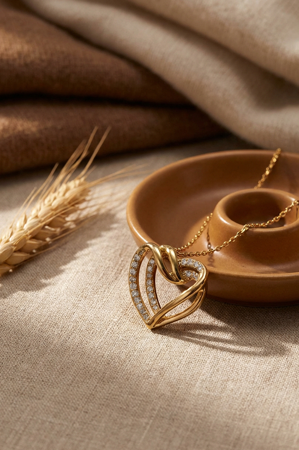 Eternal Heart™ –  Collar Elegante de Corazón con Brillo
