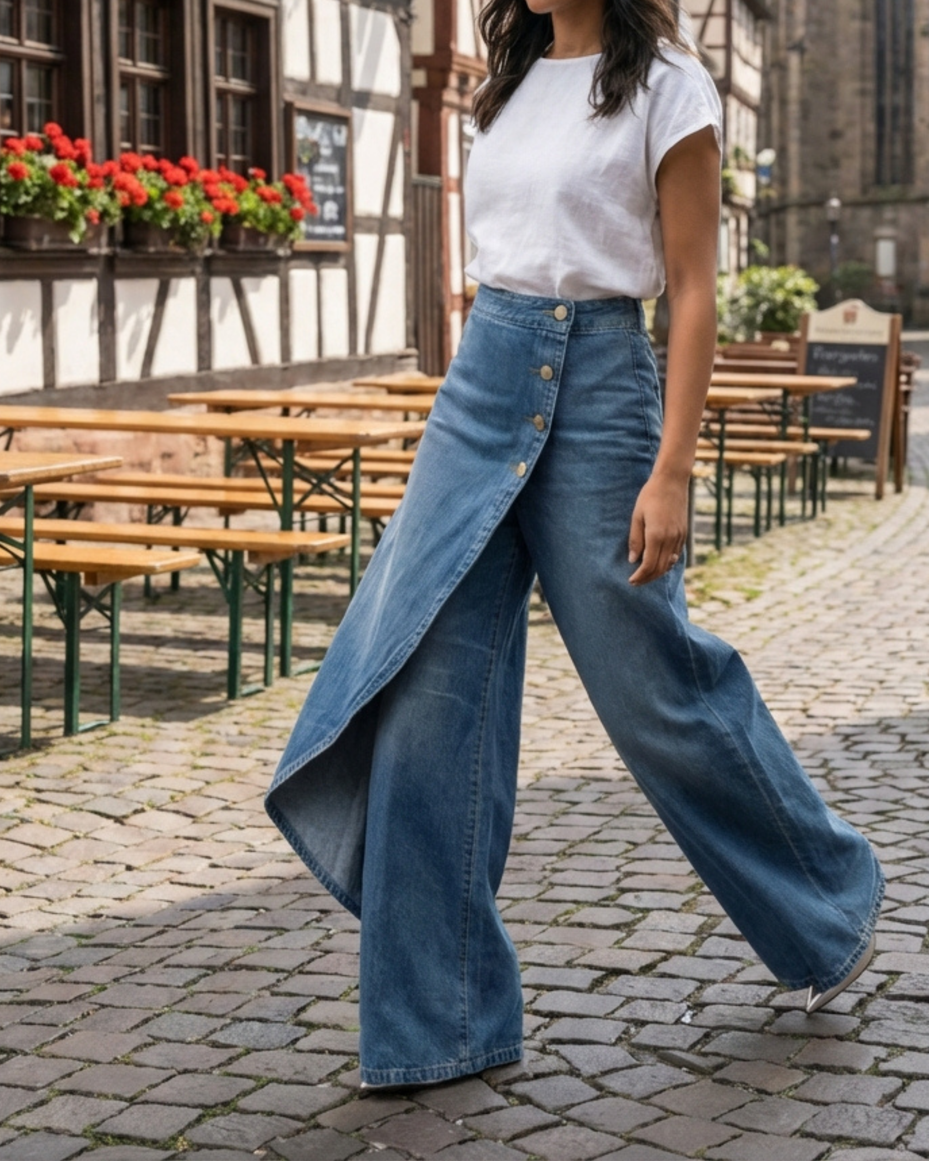 Urban Sculpt™ - Pantalones Vaqueros Cruzados