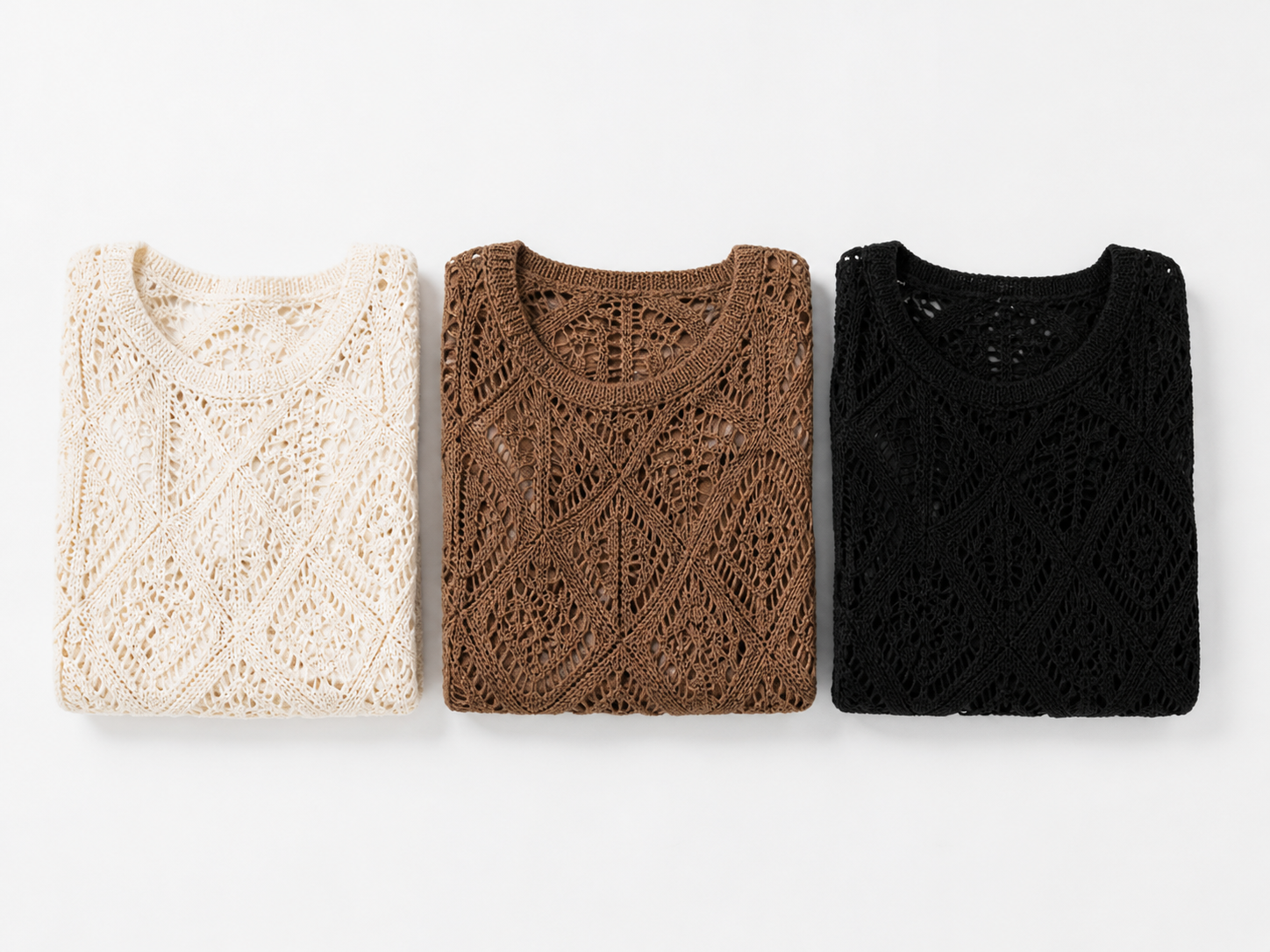 Jersey Oversize Calado Negro™ – Elegancia Casual con Estilo Boho Chic