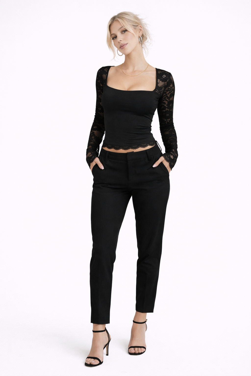 Top Elegance Lace Fit™ de Estilo Premium y Silueta Sofisticada