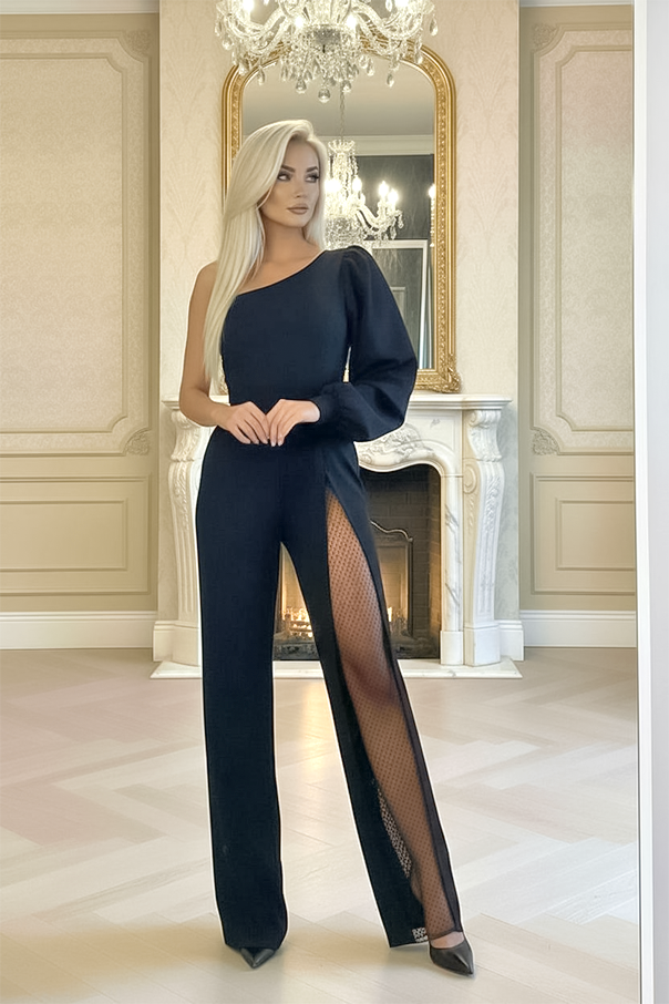 Luxe Sculpt™ – Mono Asimétrico Elegante con Abertura