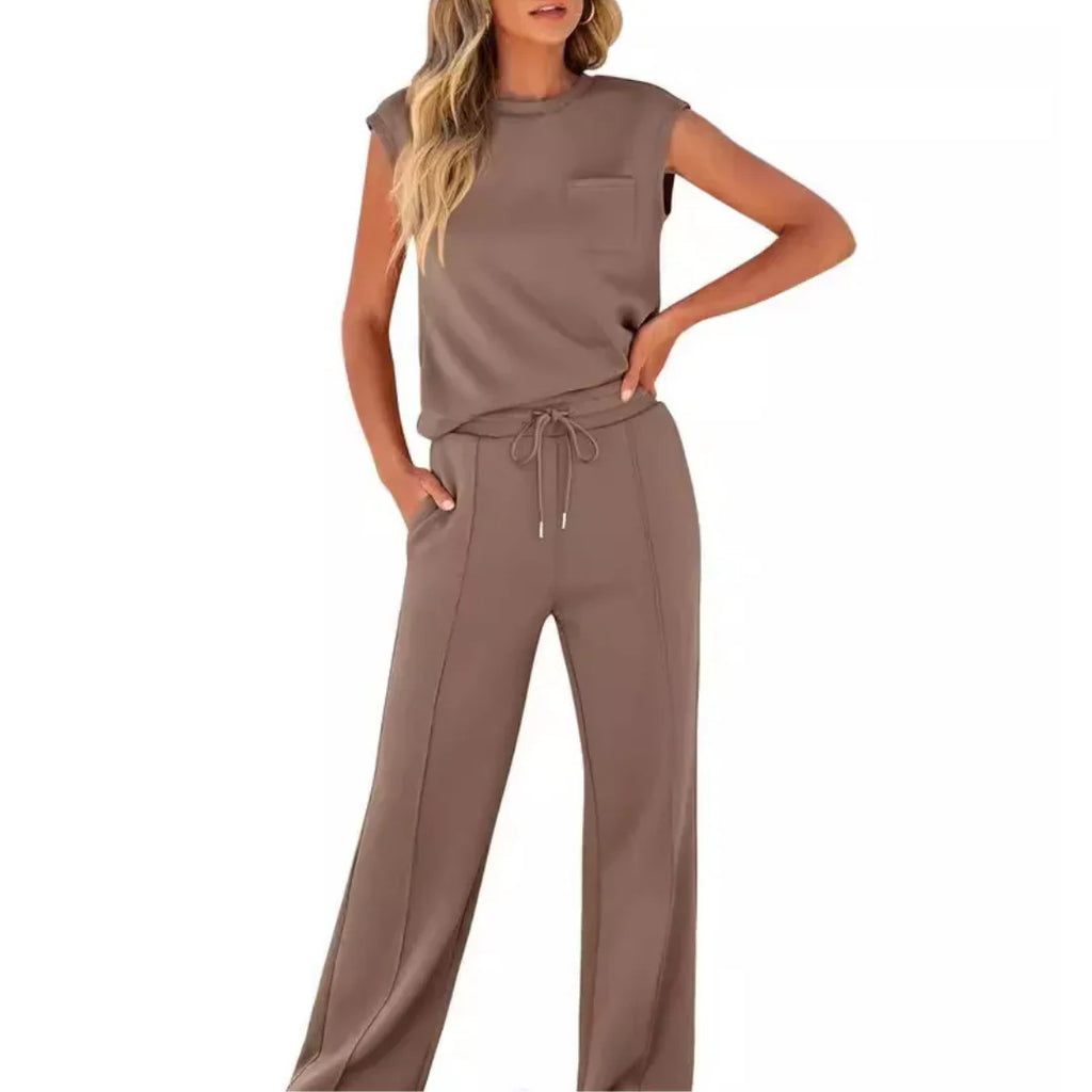 JANIYAH -  Conjunto casual de dos piezas suave y ligero.