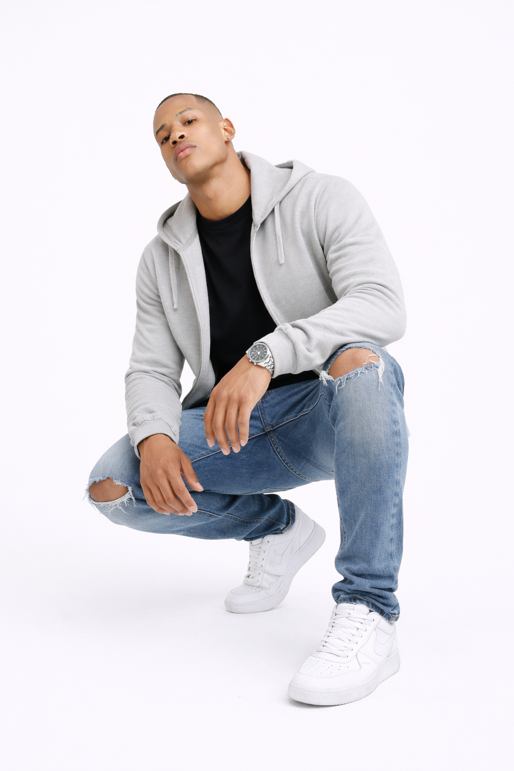 Jeans Slim Fit Destroyed UrbanCore™ | Denim Premium Elástico Hombre Streetwear