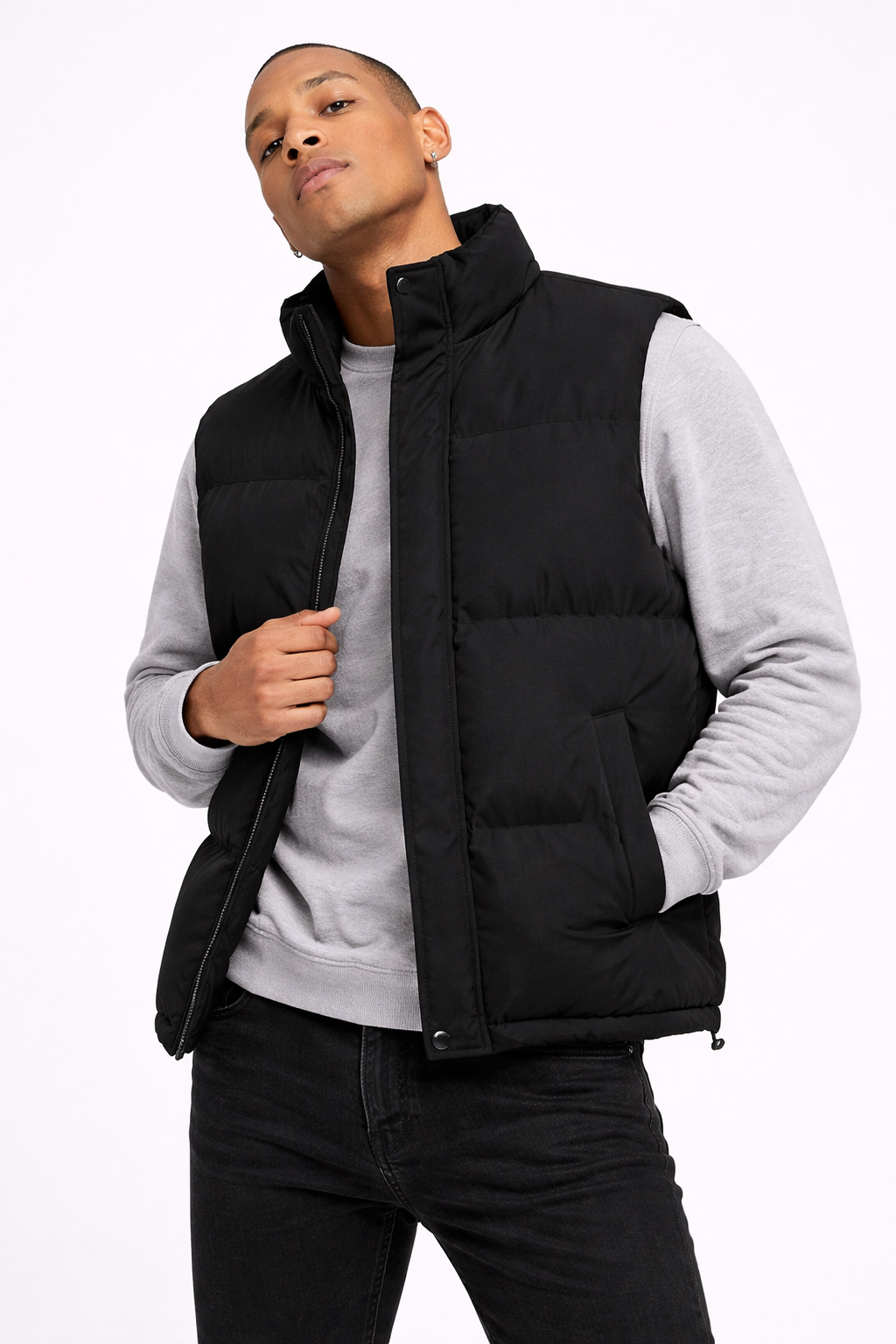 Chaleco Acolchado Minimalista Hombre™ Moderno y Ligero