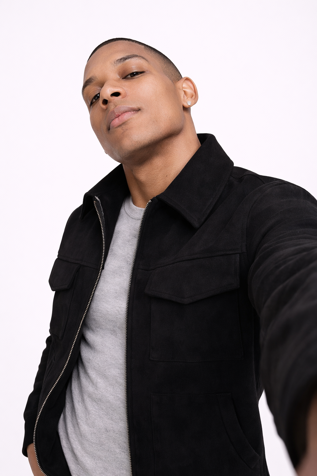 Chaqueta Efecto Ante Hombre™ | Estilo Elegante Casual y Diseño Moderno