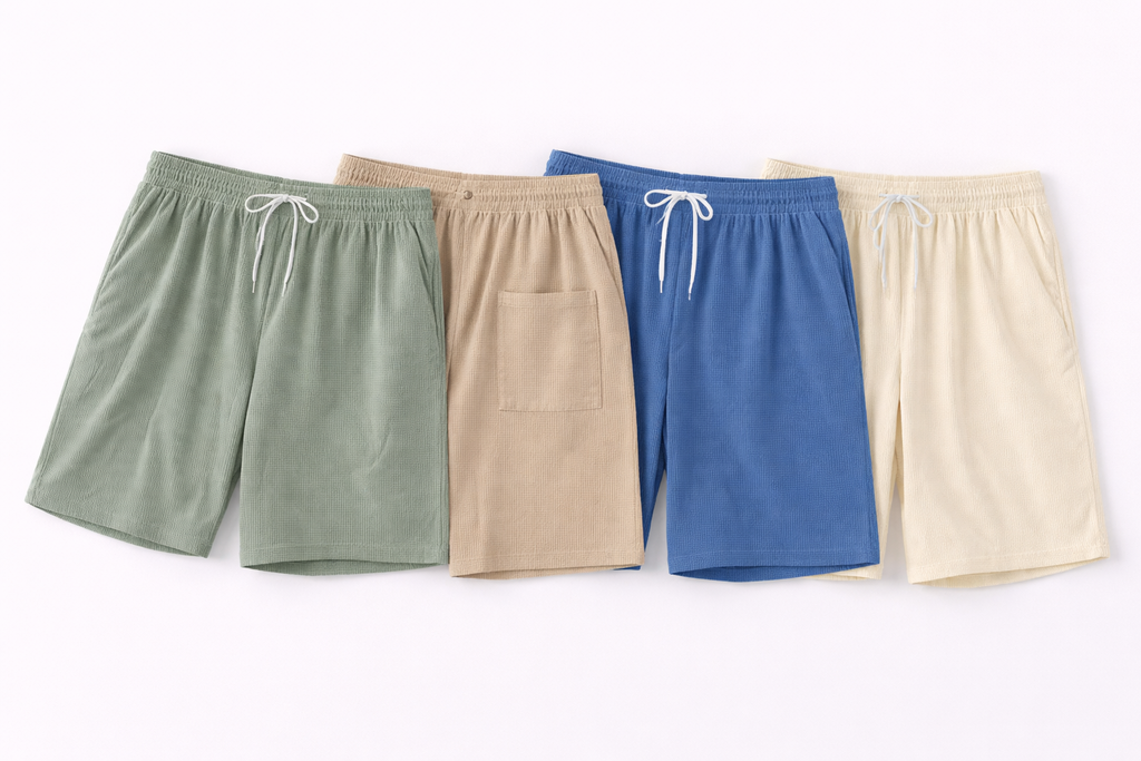 Short de Hombre con Cintura Elástica y Cordón Ajustable – Tejido Suave y Cómodo™