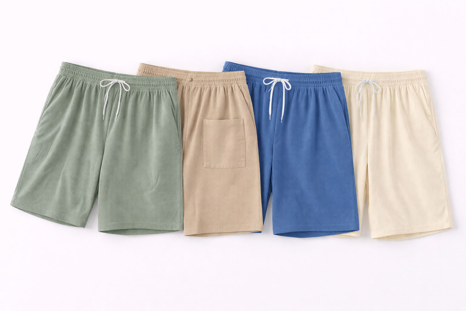 Short de Hombre con Cintura Elástica y Cordón Ajustable – Tejido Suave y Cómodo™