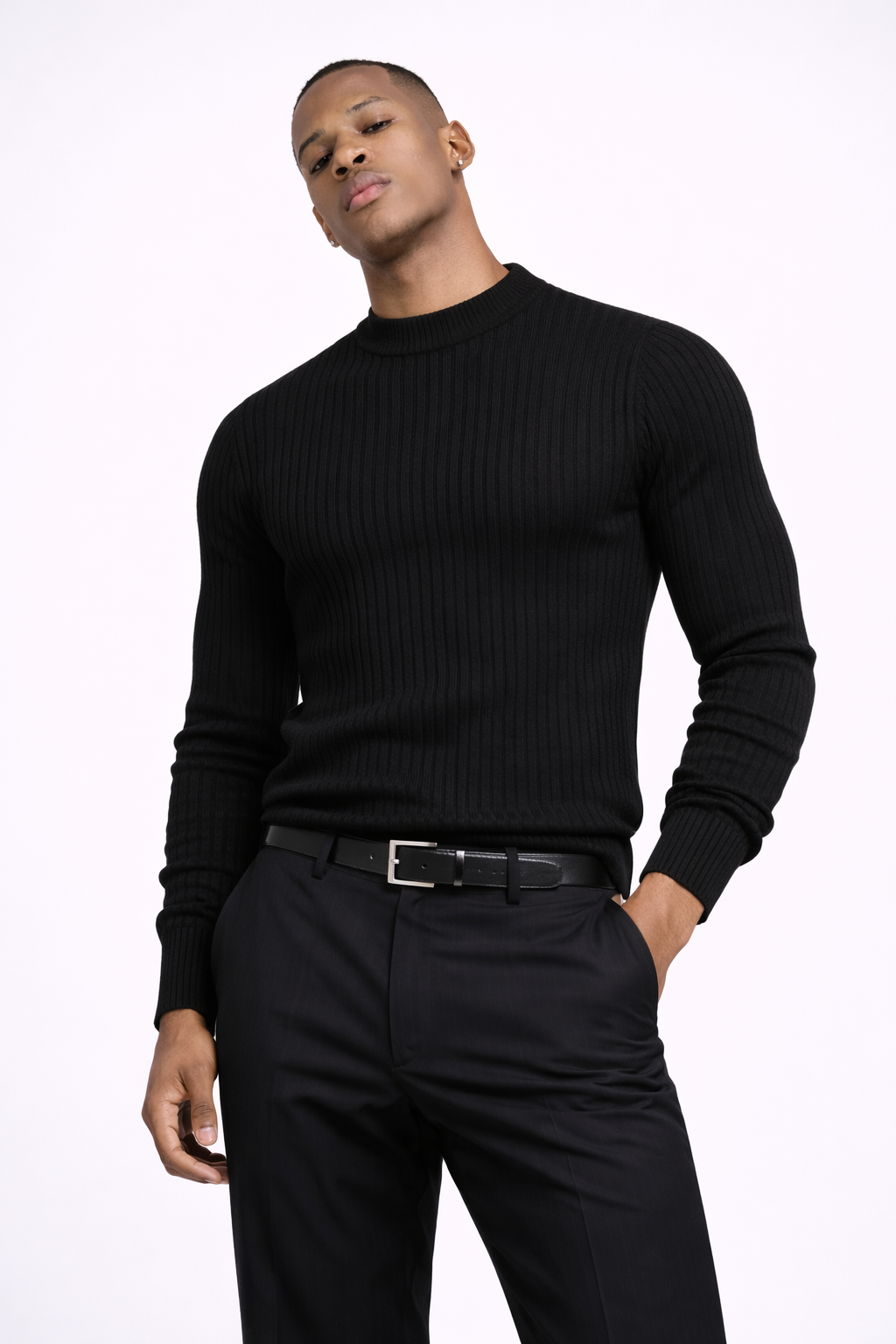 Suéter Essential Fit™ – Estilo Minimalista y Ajustado
