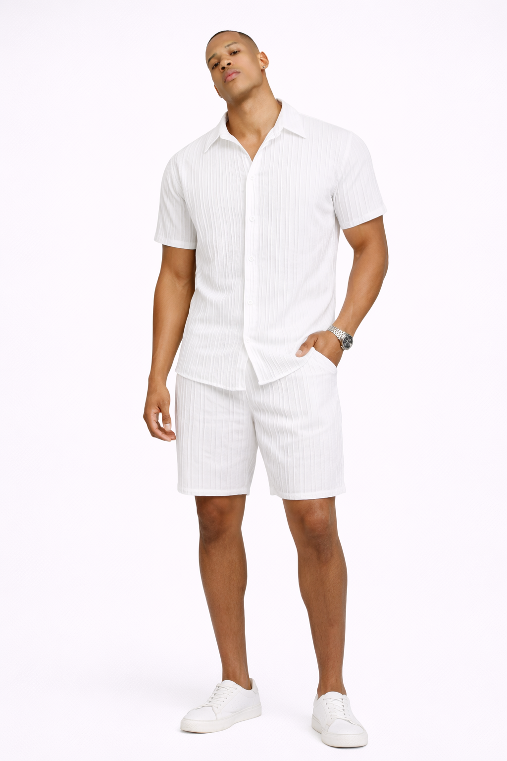 Conjunto Premium Verano Elite™ Camisa Texturizada