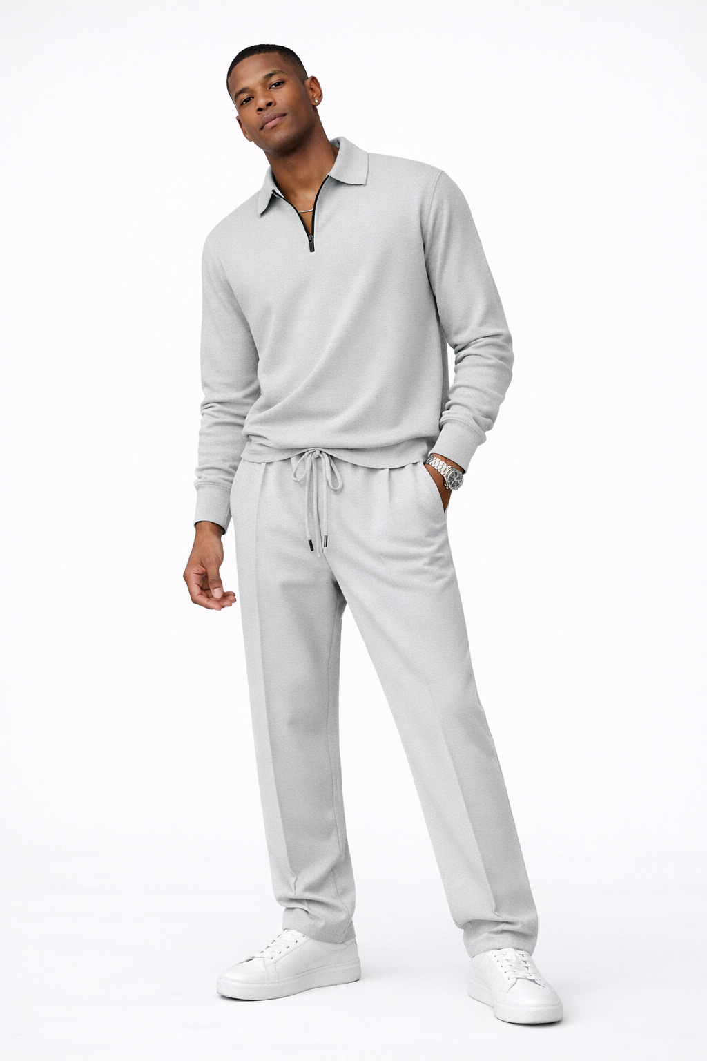 Conjunto Hombre Casual de Dos Piezas Elegante