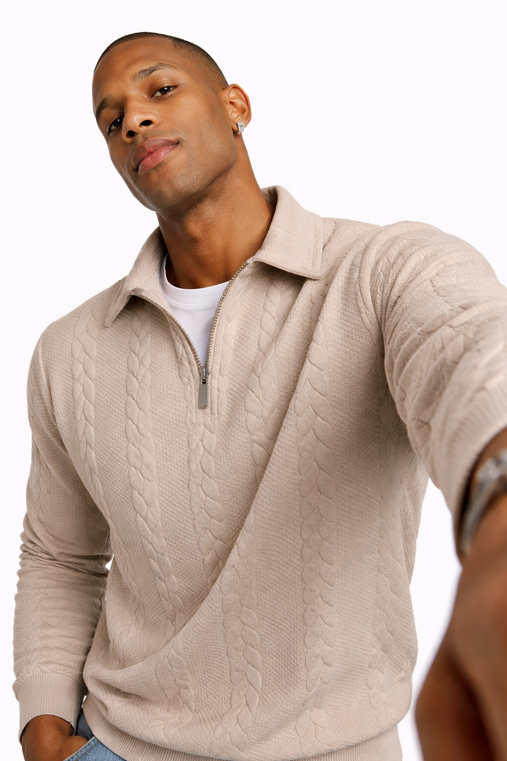 Jersey Knit Premium™ Textura Trenzada