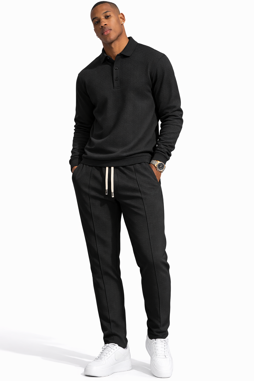 Conjunto UrbanComfort™ – Polo y Pantalón con Estilo Moderno