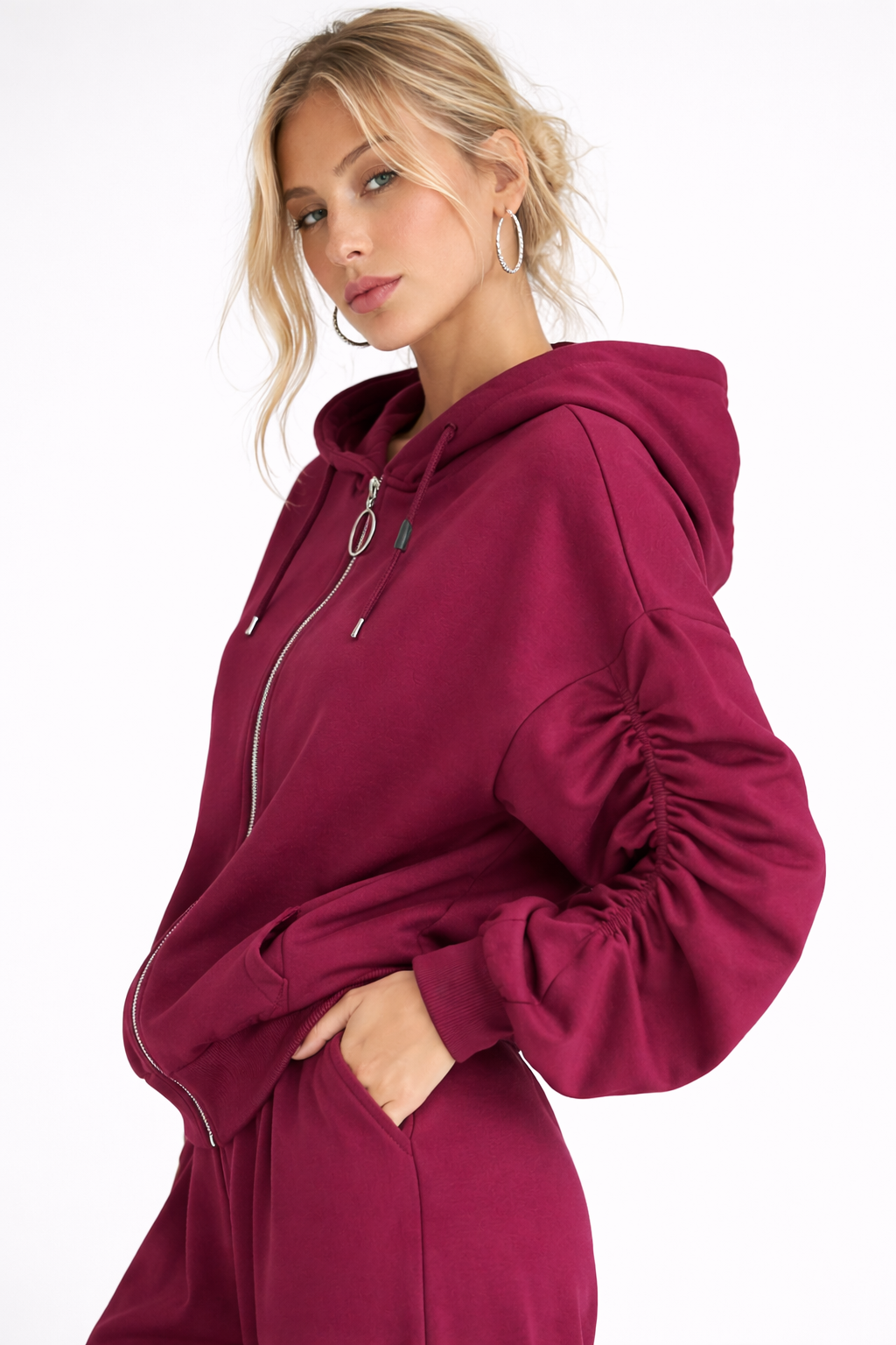 Conjunto Veloura™ Lounge - Hoodie Oversize con Pantalón Fluido Premium