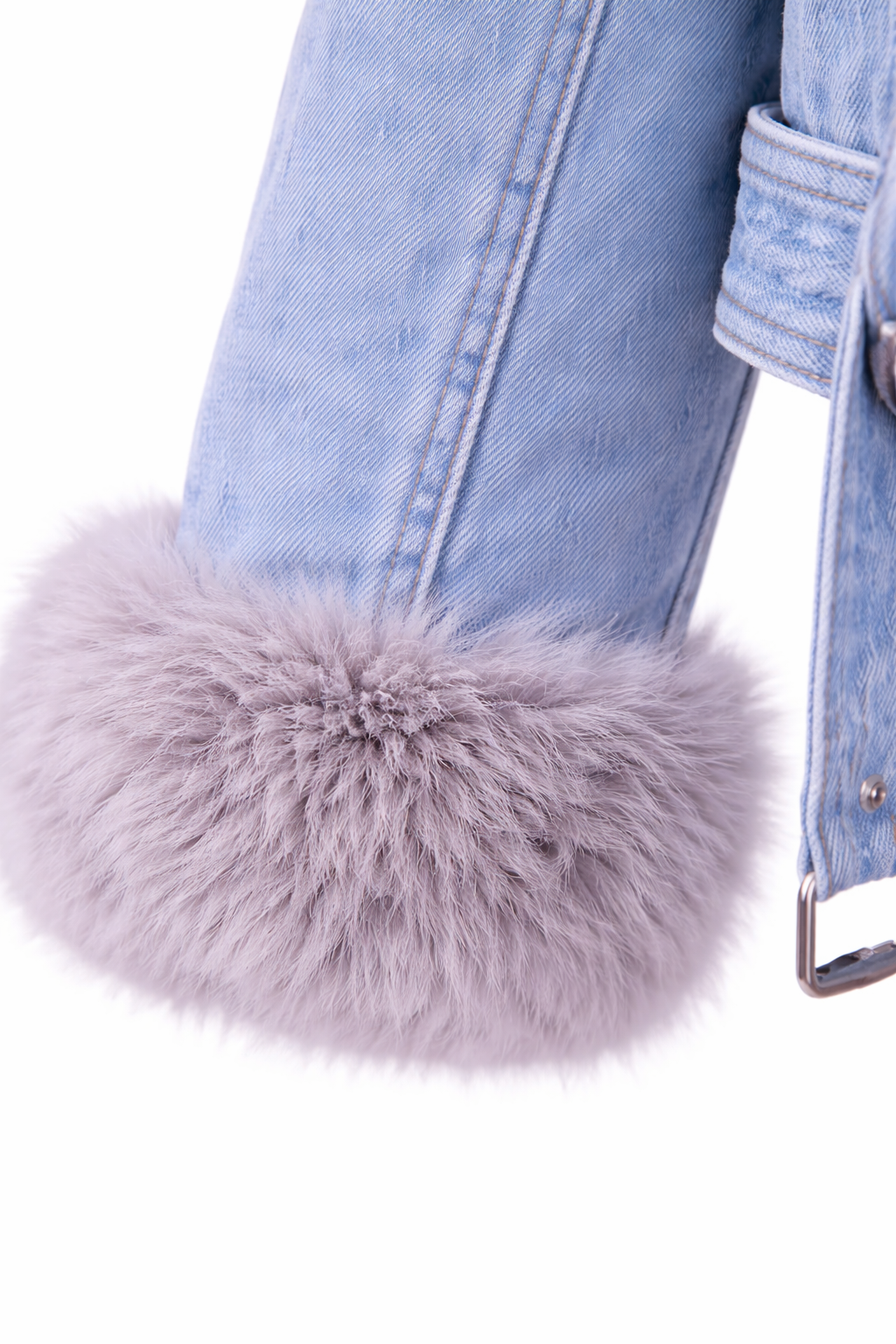 Chaqueta Biker Denim Fur™