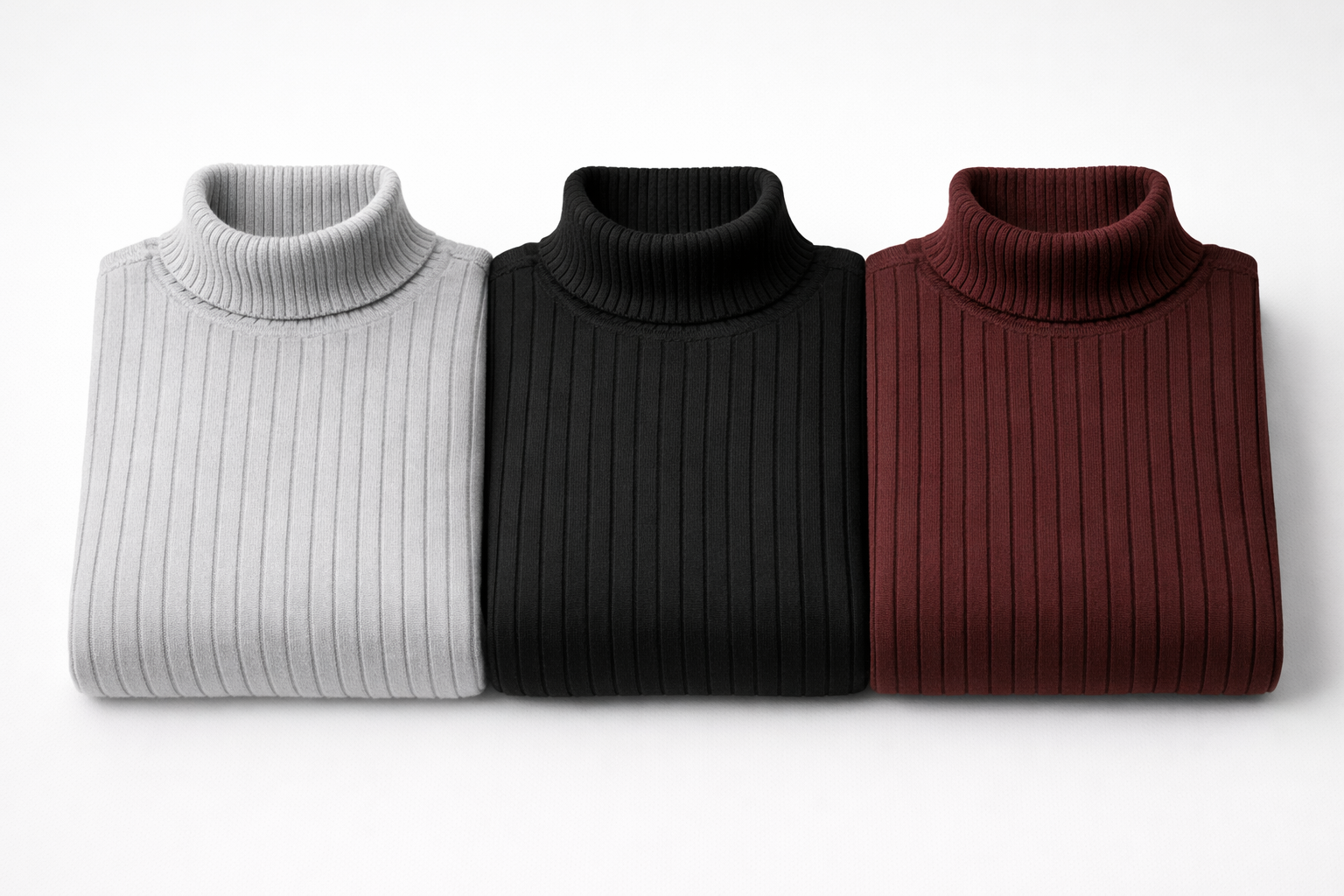 Jersey de Cuello Alto Slim Fit