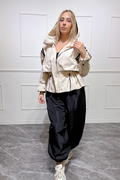 Chaqueta Urban Motion™ — Cortavientos Oversize con Capucha