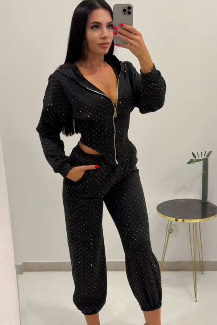 Conjunto Aura™ – Sudadera con Cremallera y Pantalón de Estilo Moderno