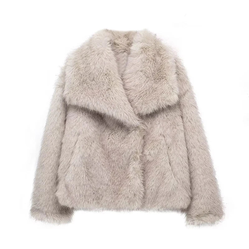 Abrigo Luxe Fur™ – Elegancia Sofisticada y Confort Premium