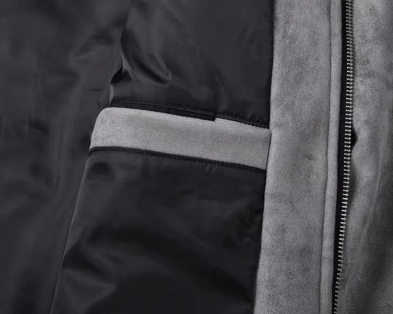 Chaqueta Efecto Ante Hombre™ | Estilo Elegante Casual y Diseño Moderno