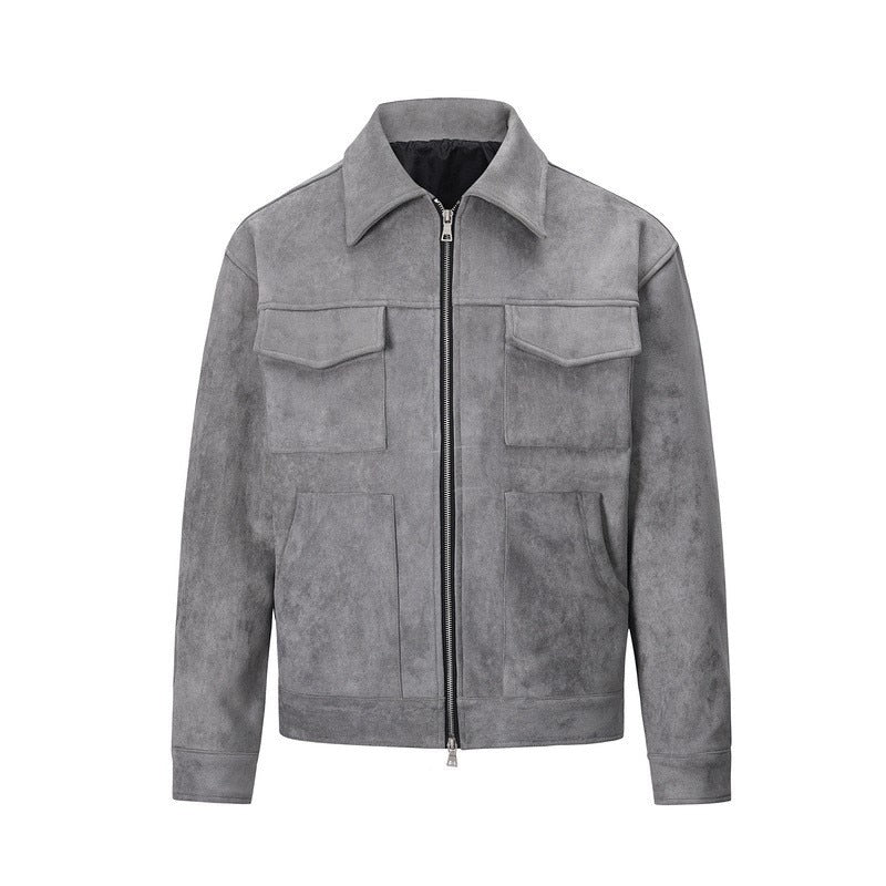 Chaqueta Efecto Ante Hombre™ | Estilo Elegante Casual y Diseño Moderno