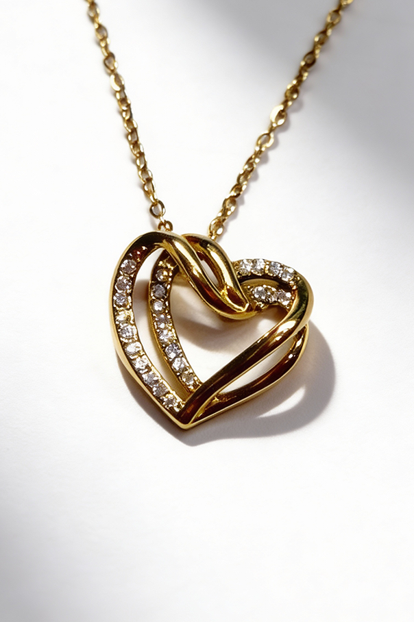 Eternal Heart™ –  Collar Elegante de Corazón con Brillo
