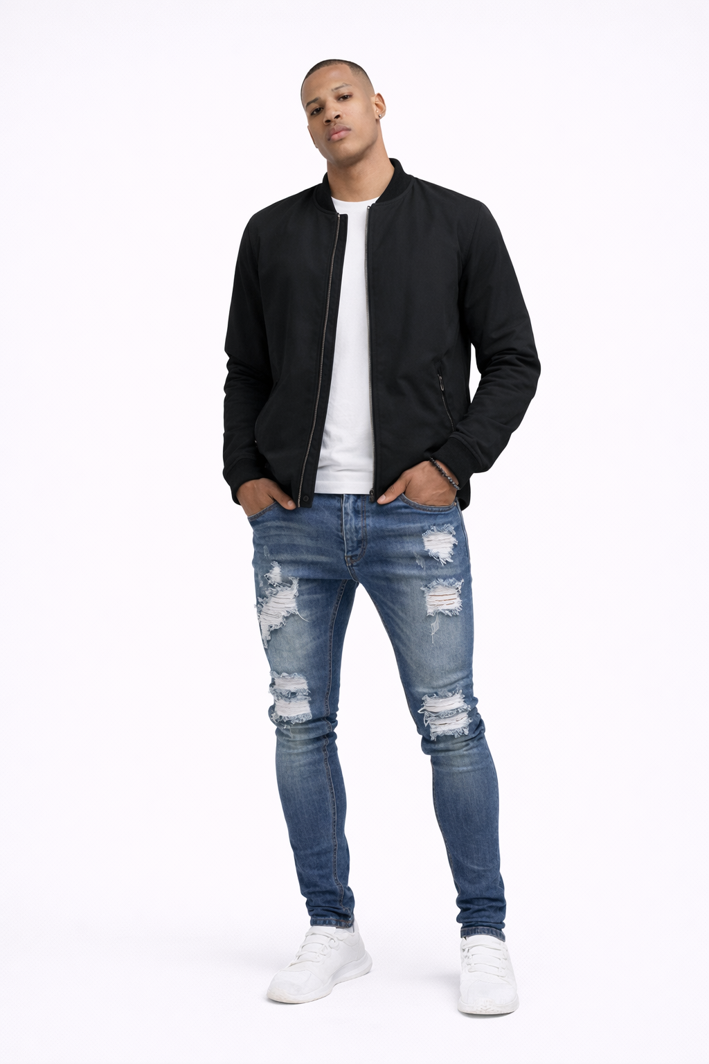Jeans Slim Fit Urban Destroyed™ de Ajuste Perfecto Premium