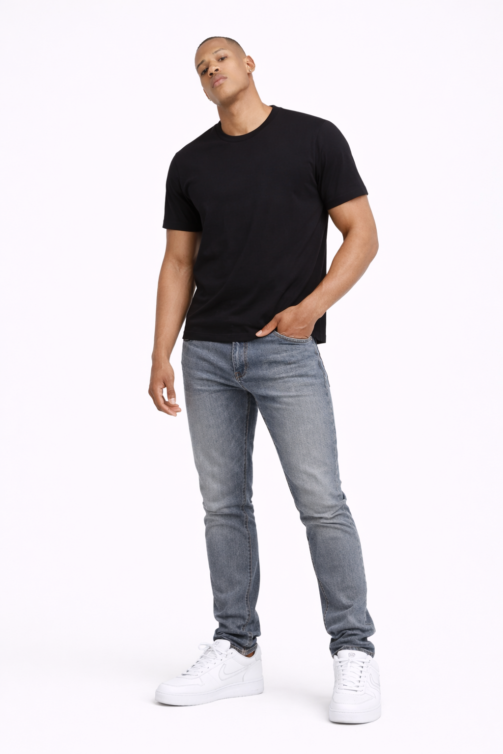 Jeans Slim Fit Premium™ Gris Urbano de Alto Rendimiento
