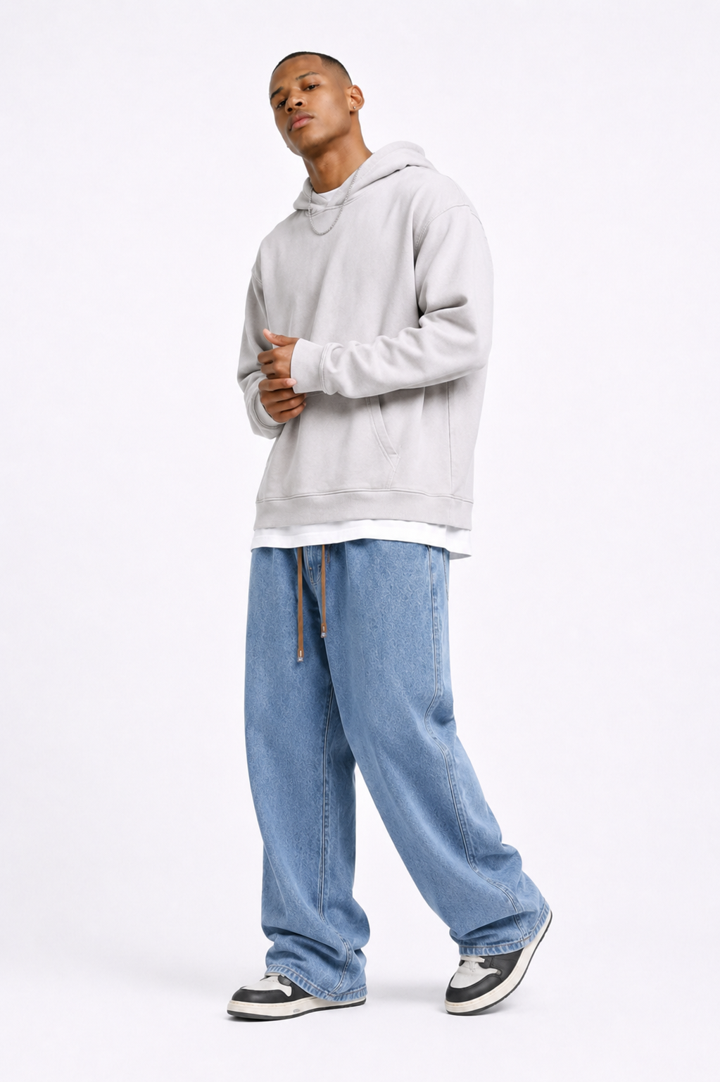 Essential Urban Denim™ – Pantalón Oversize Streetwear para Hombre | Fit Relajado Premium