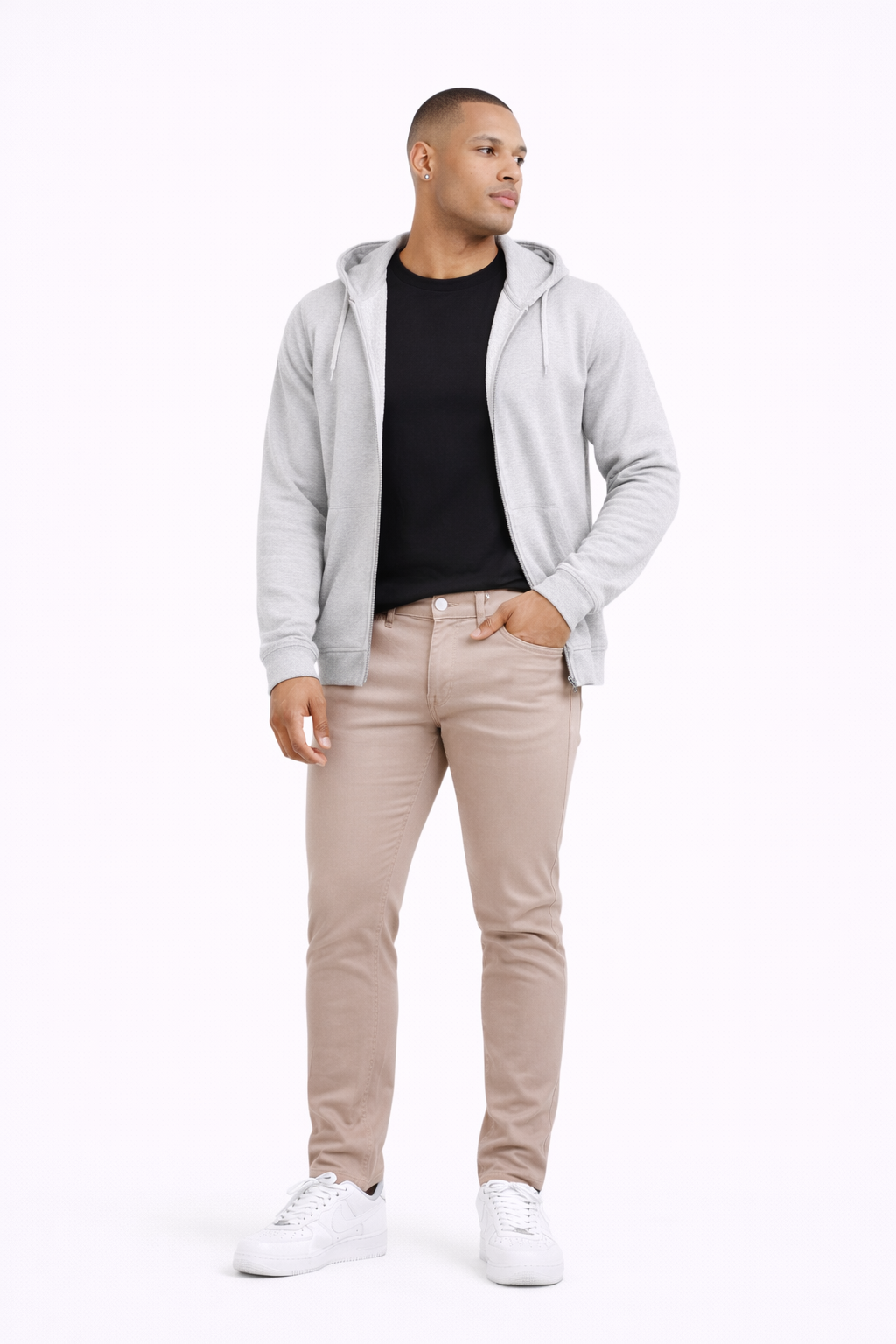 Pantalón Slim Fit Beige Premium™ – Estilo Urbano Elegante y Comodidad Total
