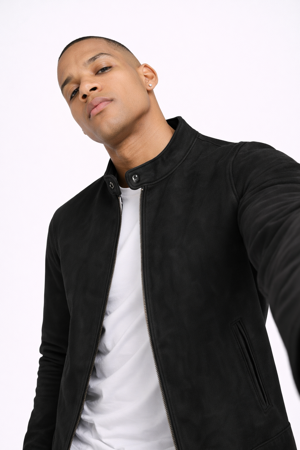 Chaqueta Premium Racer™ Hombre – Diseño Minimalista, Corte Slim y Acabado Exclusivo