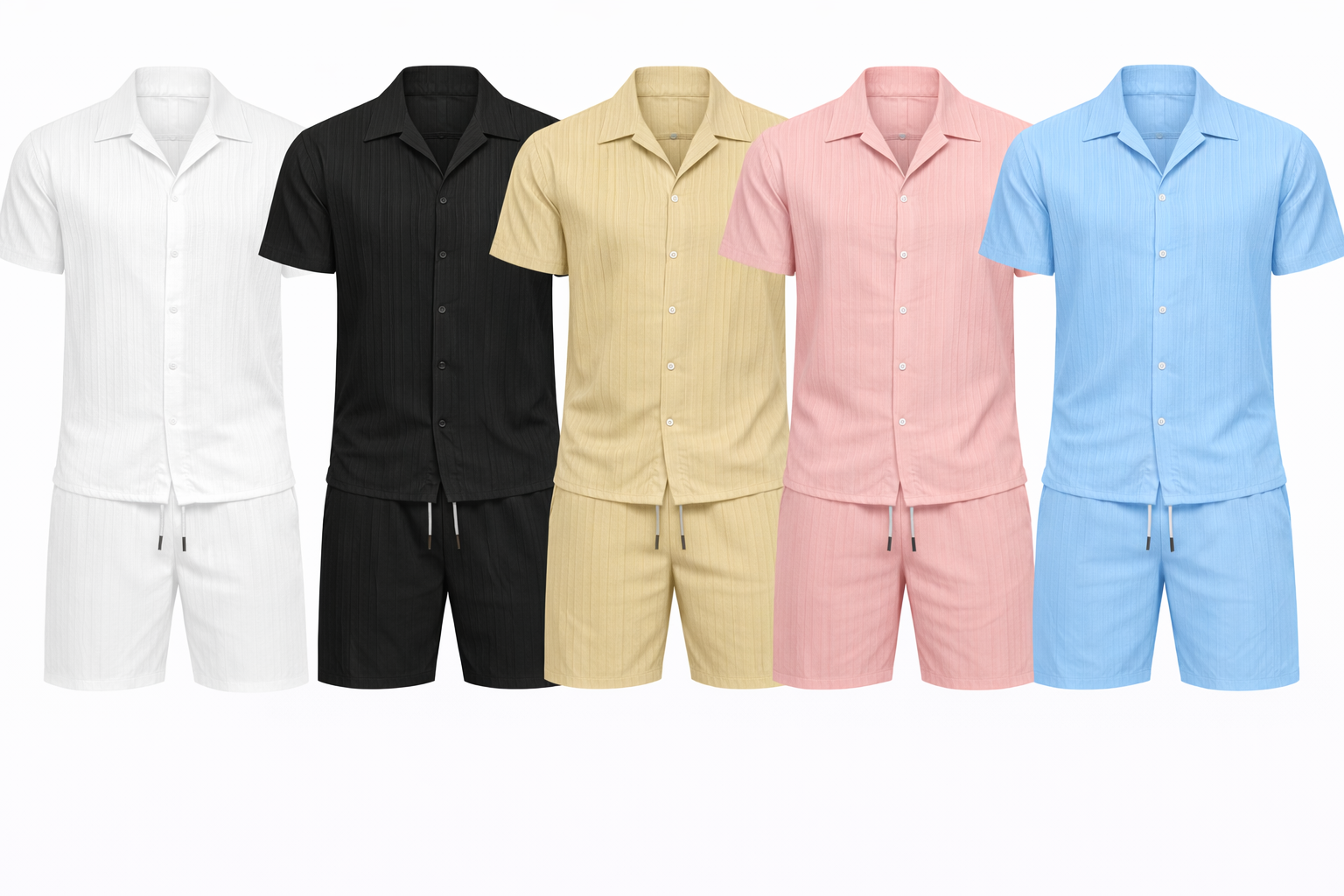 Conjunto Premium Verano Elite™ Camisa Texturizada