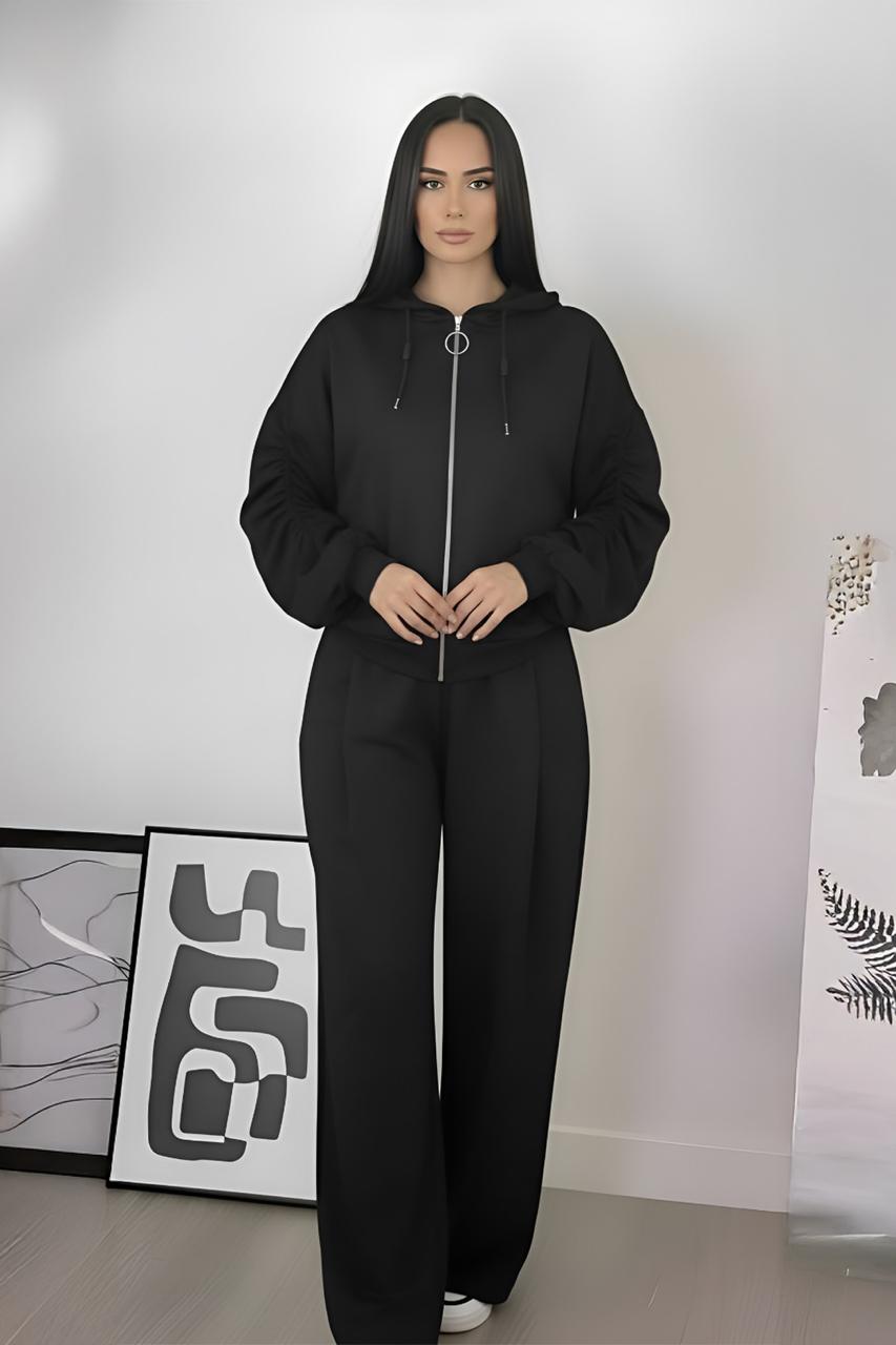 Conjunto Veloura™ Lounge - Hoodie Oversize con Pantalón Fluido Premium