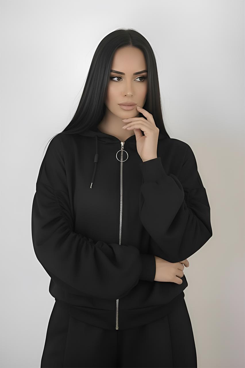 Conjunto Veloura™ Lounge - Hoodie Oversize con Pantalón Fluido Premium