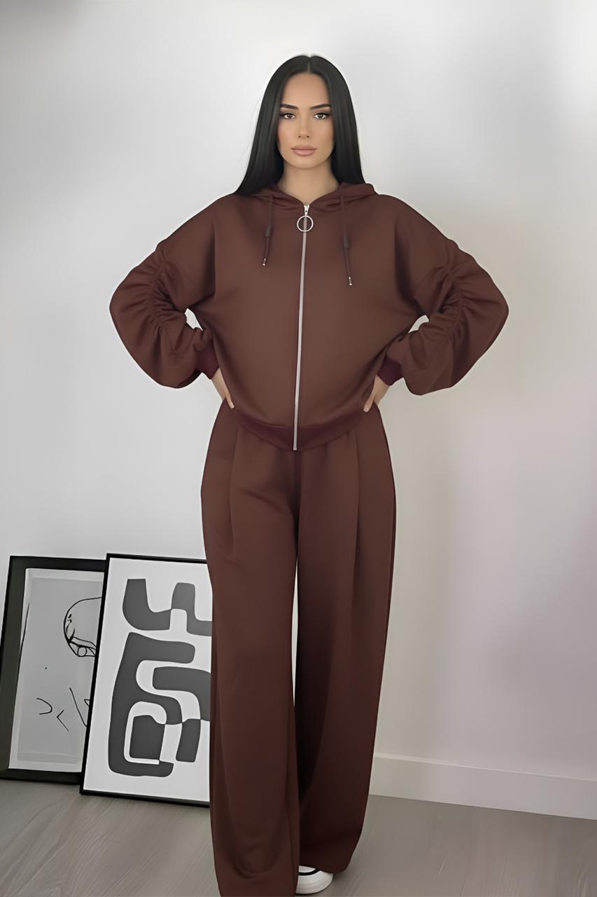 Conjunto Veloura™ Lounge - Hoodie Oversize con Pantalón Fluido Premium
