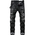 Jeans Slim Fit Urban Edge™ de Estilo Premium Desgastado